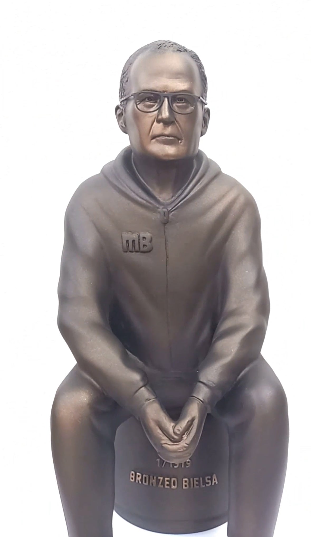 Bronzed Bielsa Sculpture