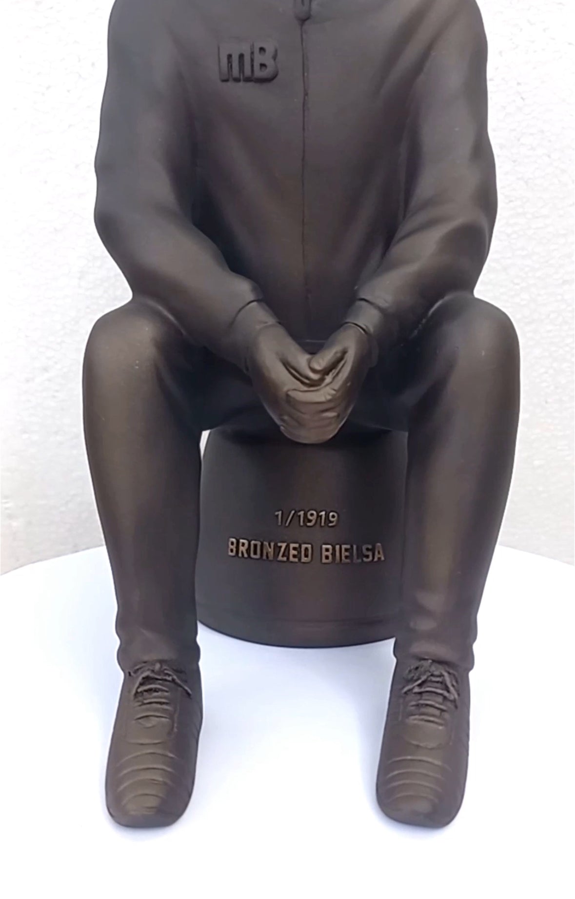 Bronzed Bielsa Sculpture