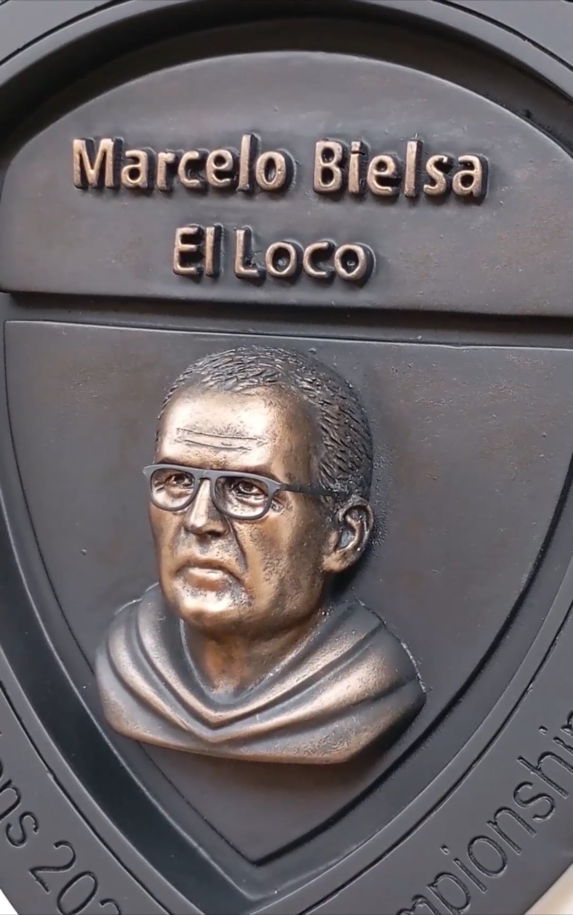 Marcelo Bielsa 2020 Champions Sculpture Shield