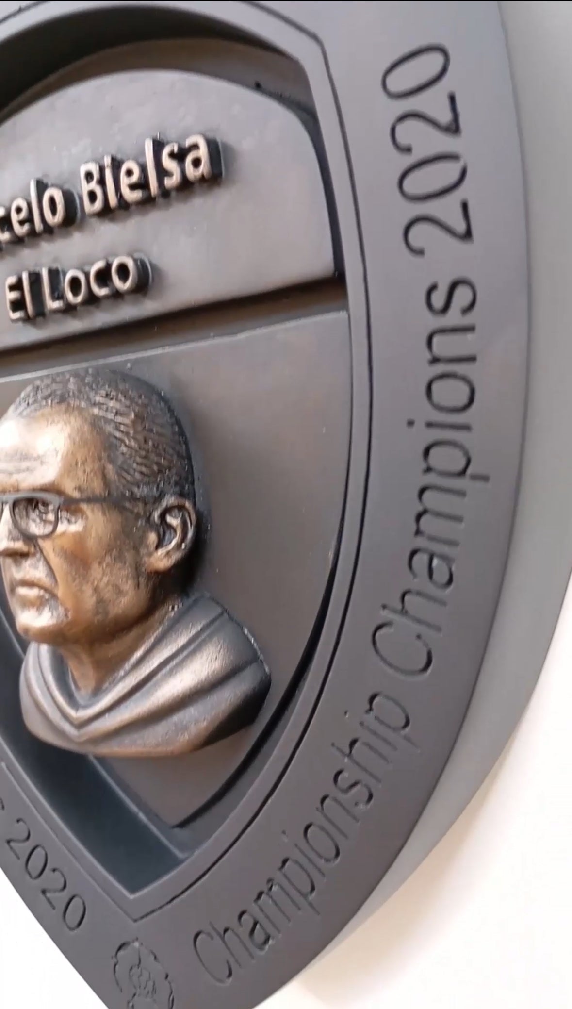 Marcelo Bielsa 2020 Champions Sculpture Shield