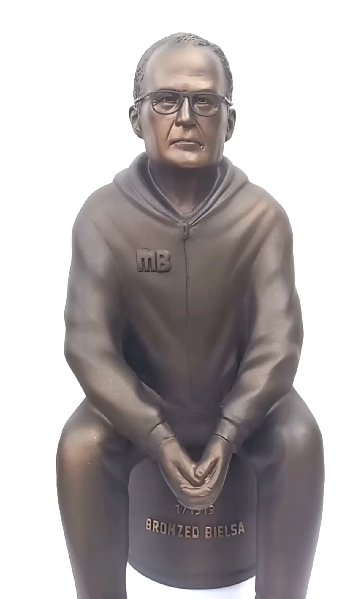 Bronzed Bielsa Sculpture