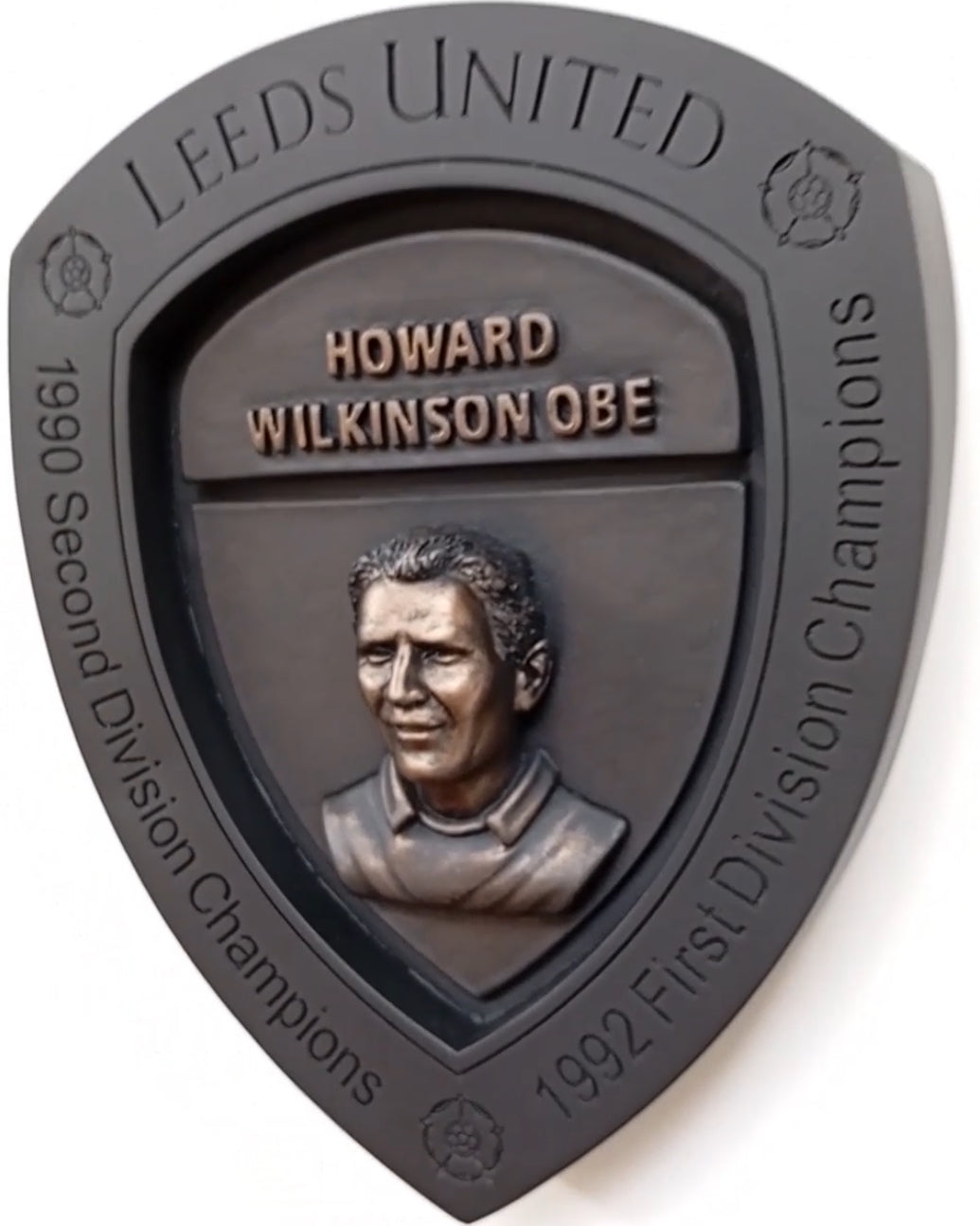 Howard Wilkinson Champions 1990-1992 Sculpture Shield