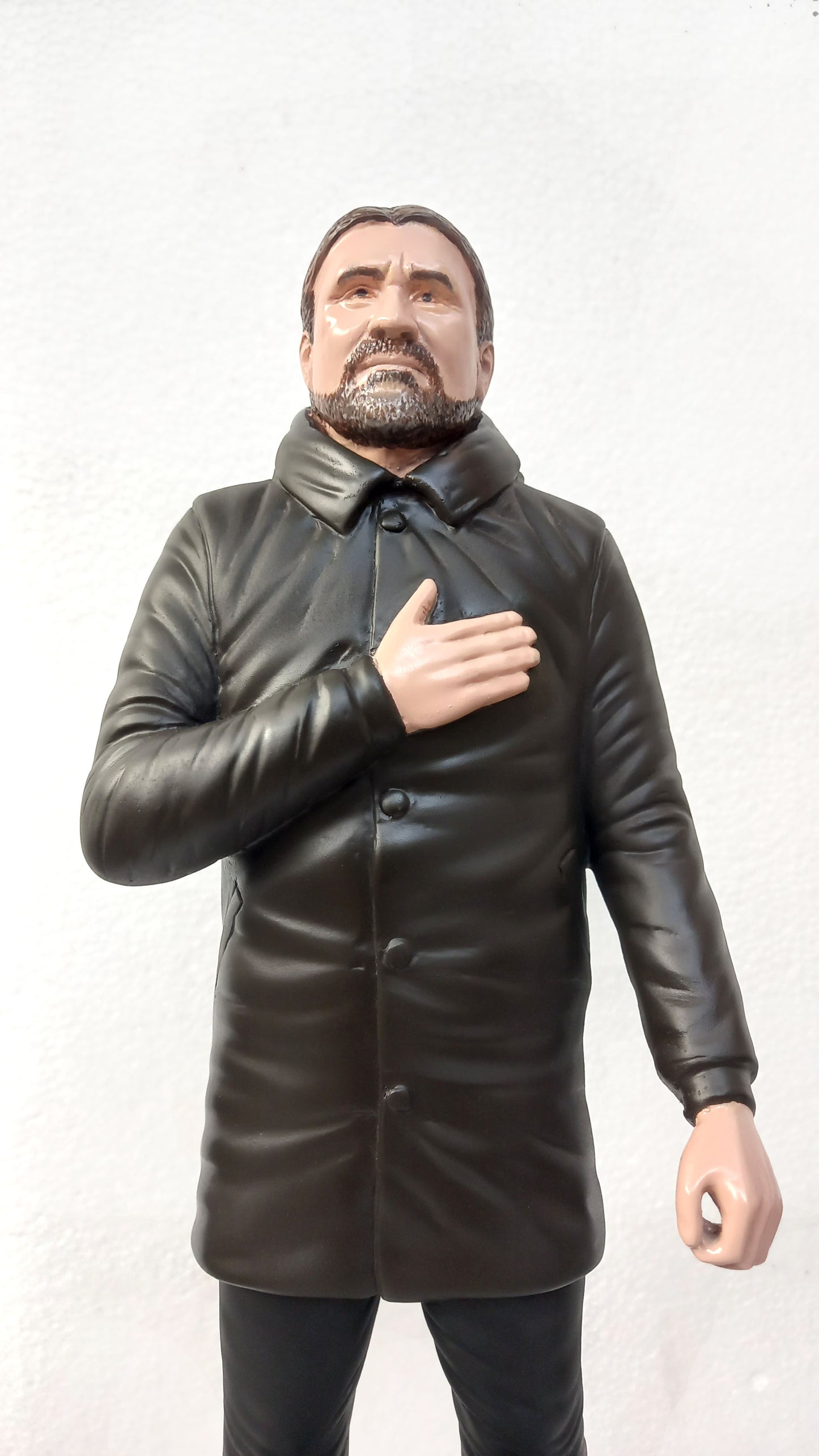 Daniel Farke LUFC Sculpture