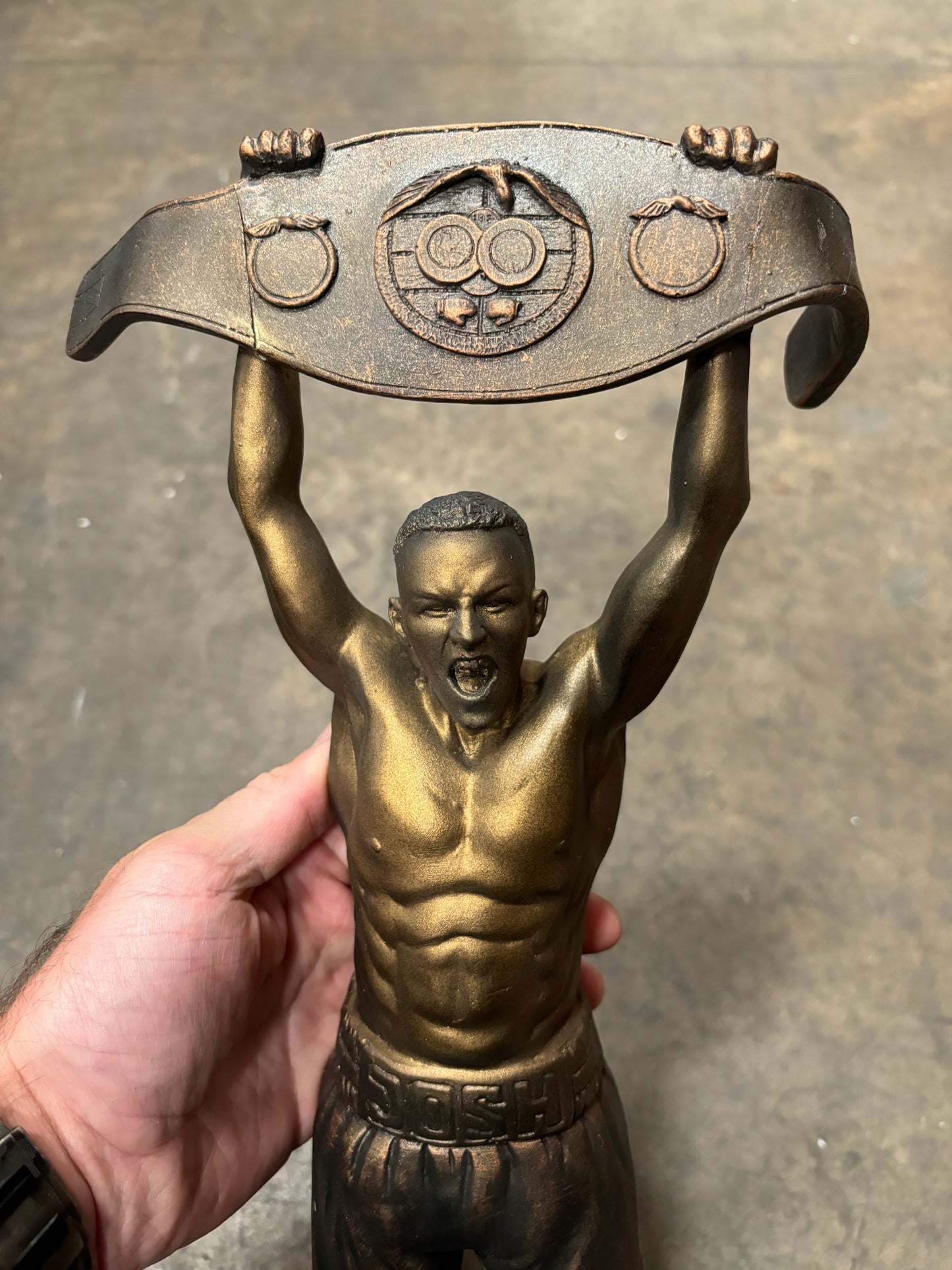 Josh Warrington Damage Repair Sculpture