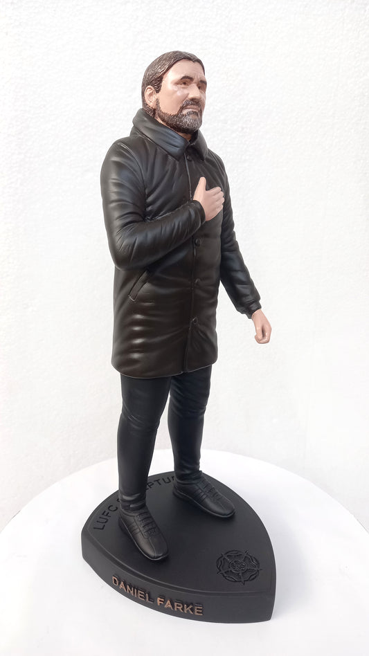 Daniel Farke LUFC Sculpture