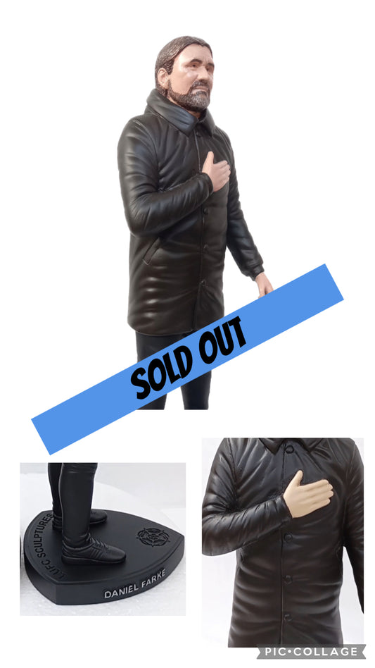 Daniel Farke LUFC Sculpture