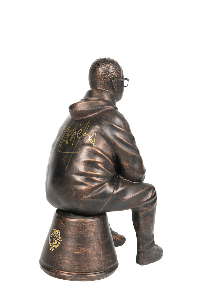 MARCELO BIELSA ARTIST PROOF ORIGINAL KING OF THE NORTH LUFC SCULPTURE STATUE SIGNED SAMPLE
