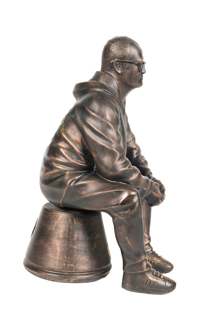 MARCELO BIELSA ARTIST PROOF ORIGINAL KING OF THE NORTH LUFC SCULPTURE STATUE SIGNED SAMPLE