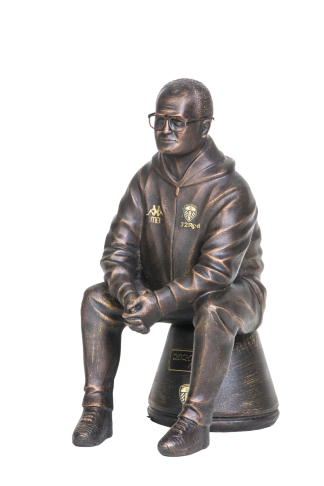 King of the North LUFC Marcelo Bielsa Sculpture